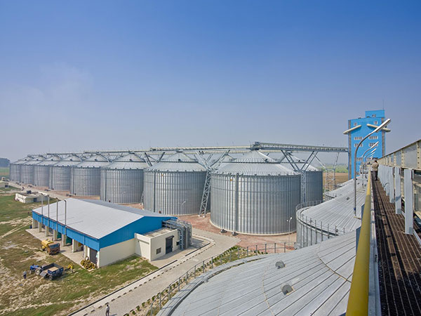 Corrugated Plate Steel Grain Silo